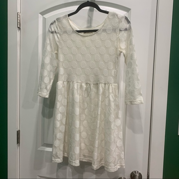 white dress polka dot - Picture 2 of 4